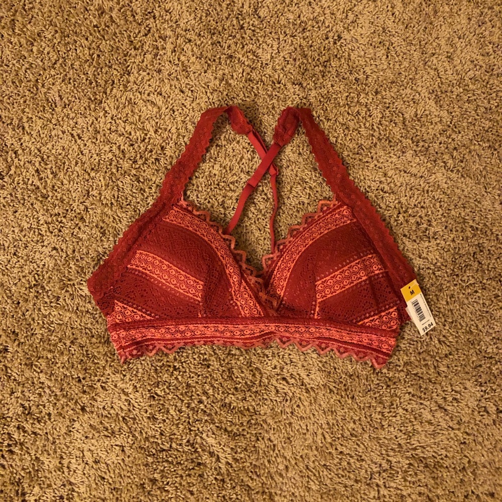 Red lace Bralette